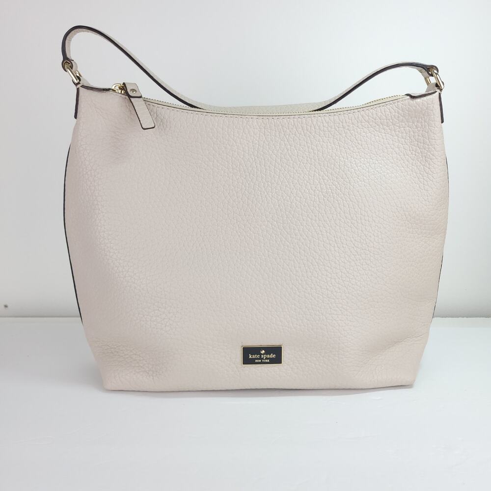 Kate Spade Prospect Place Kiai Hobo Bag Purse Crisp Linen - No Shoulder Strap